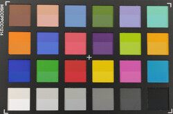 ColorChecker Passport: The lower half of each area of colour displays the reference colour