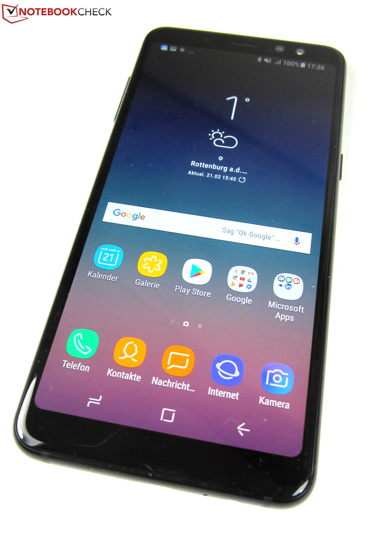 Samsung Galaxy A8 2018 Smartphone Review NotebookCheck Reviews