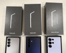 Hands-on photos of the Galaxy S25 series and their retail packaging have not leaked before. (Image source: Reddit)