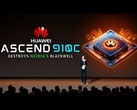 The Huawei Ascend 910C AI chip unveiling includes a jab at Nvidia. (Image source: Huawei)