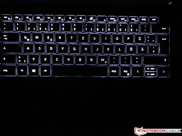 Keyboard illumination level 2/2