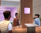 Microsoft Teams Immersive Events enables VR meetings with 3D avatars absent lower bodies. (Image source: Microsoft)