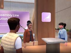 Microsoft Teams Immersive Events enables VR meetings with 3D avatars absent lower bodies. (Image source: Microsoft)