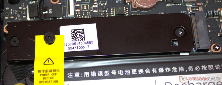 There is space for a second SSD.