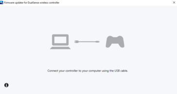 Firmware updater for DualSense