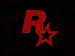 Linocut Rockstar Games logo is shown