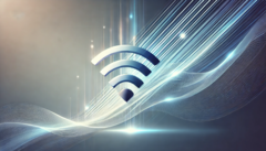 The UCL team addressed the sub-6GHz congestion by combining radio and optical technologies. (Image source: Dall-E)