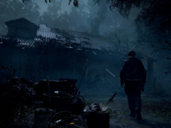 A screengrab of Resident Evil 4 Remake's intro sequence (image source: SteamDB)