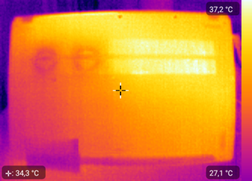 Heat development - Bottom (load)