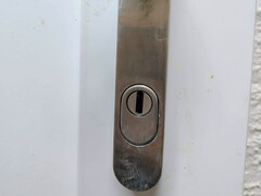The Smart Lock Touch41 isn't compatible with a security escutcheon.