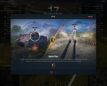 World of Tanks 1.7.1 - Salvo Fire mode detailed (Source: Own)