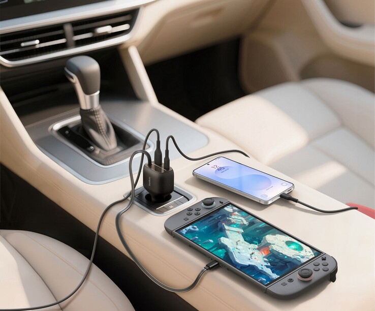 The Belkin BoostCharge car charger features a built-in USB-C cable. (Image source: Belkin)