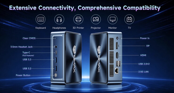 The I/O on offer is quite decent.