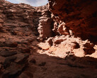Those sure are some pretty rocks. This scene is rendered at 1080p and upscaled to 4K via Unreal Engine 5's Temporal Super Resolution. (Image via Epic Games and Unreal Engine)