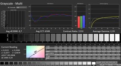 CalMAN: Greyscale (calibrated)