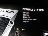 Nvidia CEO Jen-Hsun Huang proudly presents his new baby