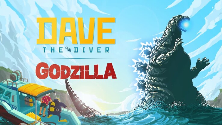 Dave the Diver Godzilla DLC is free to download. Official tease pictured. (Image Source: Mintrocket Studios)