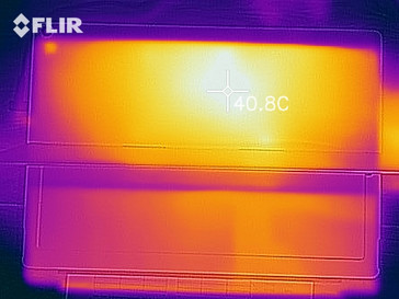 Heat development - bottom under load