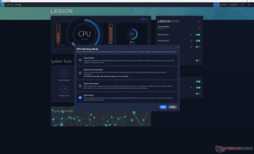 GPU or MUX modes