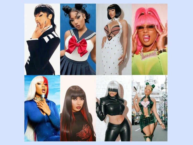 Just a few of Megan Thee Stallion's cosplay outfits.