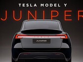Model Y Juniper concept image with rear light bar (Image source: DominicBRNKMN/X)