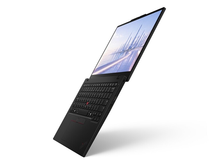 The ThinkPad E13 AI 2026's 180° hinge lets the display lay flat