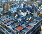 AI sorting raw materials (Image source: Generated using DALL·E 3)
