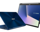 The Asus ZenBook Flip 13 and ZenBook Flip 15. (Source: Asus)