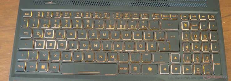 Acer Nitro V 16 AI: Keyboard