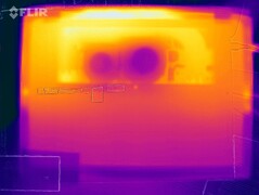 Heat development - bottom (load)