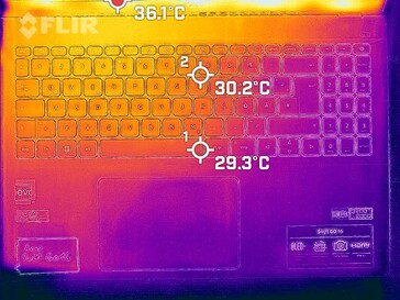 Thermal imaging - idle, top