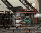In FAR: Lone Sails, players have to guide their character across a dried-out seabed using a peculiar, sail-driven landship. (Image source: Steam)