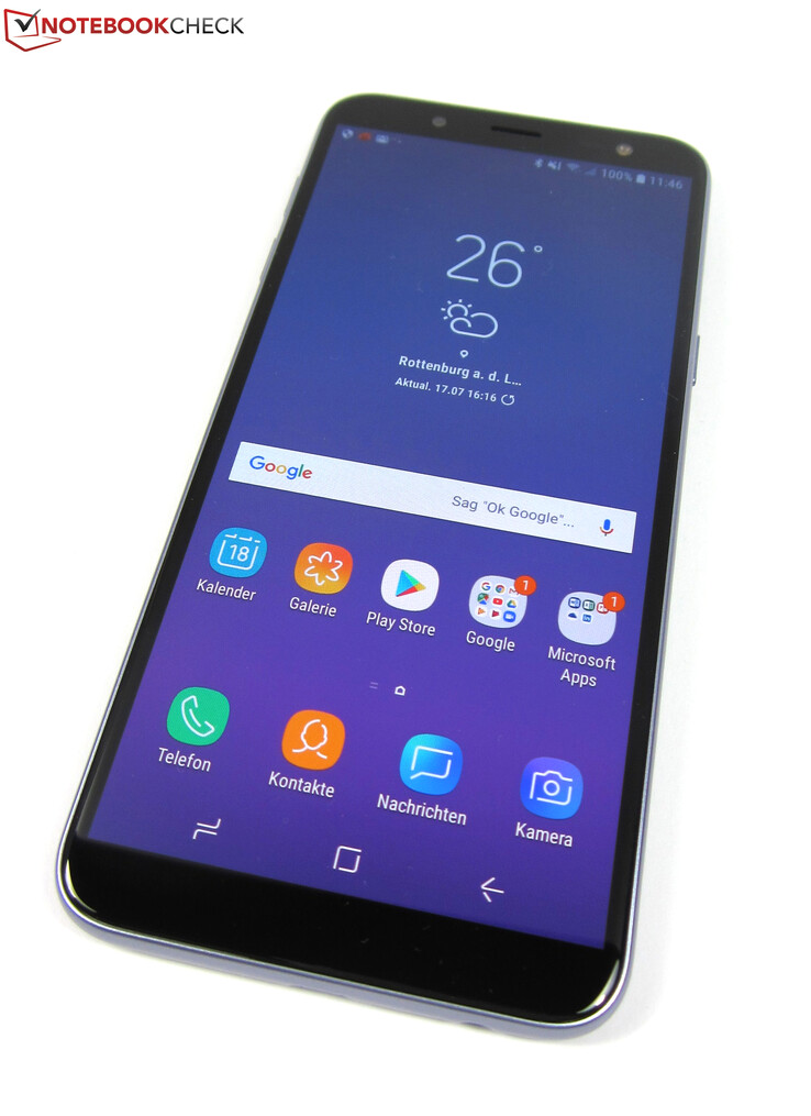 Samsung J6 (2018) Smartphone Review - NotebookCheck.net Reviews