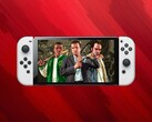 GTA 5 port shown on a Switch OLED console