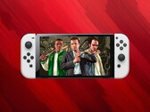 GTA 5 port shown on a Switch OLED console