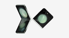 The Galaxy Z Flip6 is rumored to largely retain the design of its forerunner. (Source: Onleaks via SmartPrix)