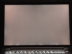 Backlight bleeding (shown enhanced here)