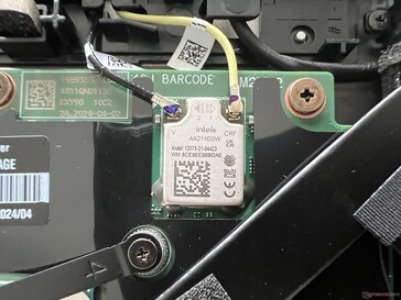 Soldered-on WLAN module