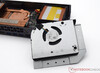 The Minisforum MGA1 eGPU's fans (AMD Radeon RX 7600M XT)