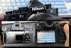 Images of the upcoming Nikon Zf confirm a retro-inspired design with a reasonable helping of analogue controls. (Image source: Nikon Rumors)
