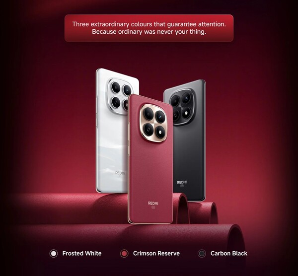 The Redmi Notw 15 5G Special Edition will be available in three colors.