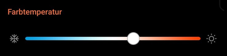 We get the best picture quality in Cinema mode at this color temperature setting.