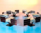 The six SunRISE satellites (Image source: Space Dynamics Laboratory/Allison Bills; cropped)