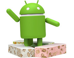 Android Nougat statue, update 7.1.2 now rolling out early April 2017