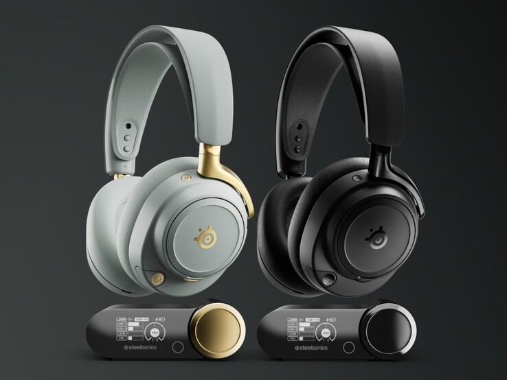 Arctis Nova Elite in both colorways. (Image source: SteelSeries)