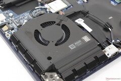 The super-loud fan noise levels on Overdrive mode are arguably not worth the very small gains in performance (Image source: Notebookcheck)