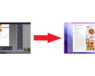 From webpage to physical page with AI. (Image source: HP) 