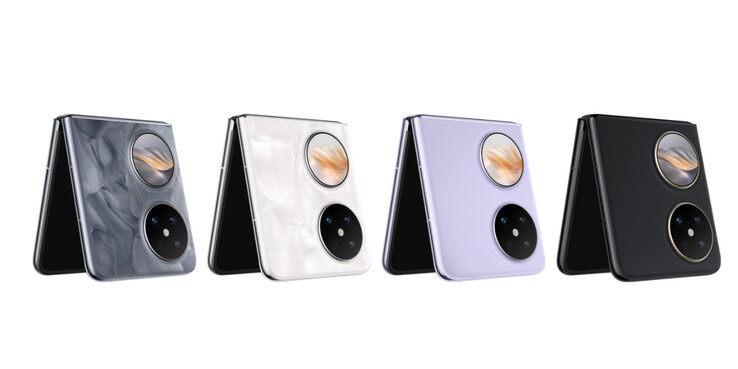 The Pocket 2 in Tahitian Grey, Rococo White, Taro Purple, Elegant Black. (Image source: Huawei)