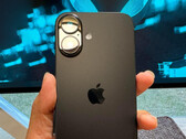 The iPhone 16 will have matte side rails and a matte back panel but a glossy camera housing. (Image source: Weibo)