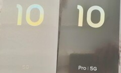 White box for the Xiaomi Mi 10 and black box for the Mi 10 Pro. (Image source: @xiaomishka)